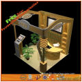 Rent cheap wood materials trade show booth exhibition stand, wood exhibition stand for trade show, design and build